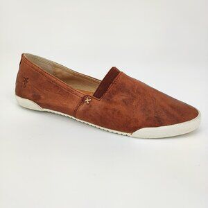 Frye Melanie Slip Women's Size 7M US Leather Brown Slip-On Shoes 3471146-COG